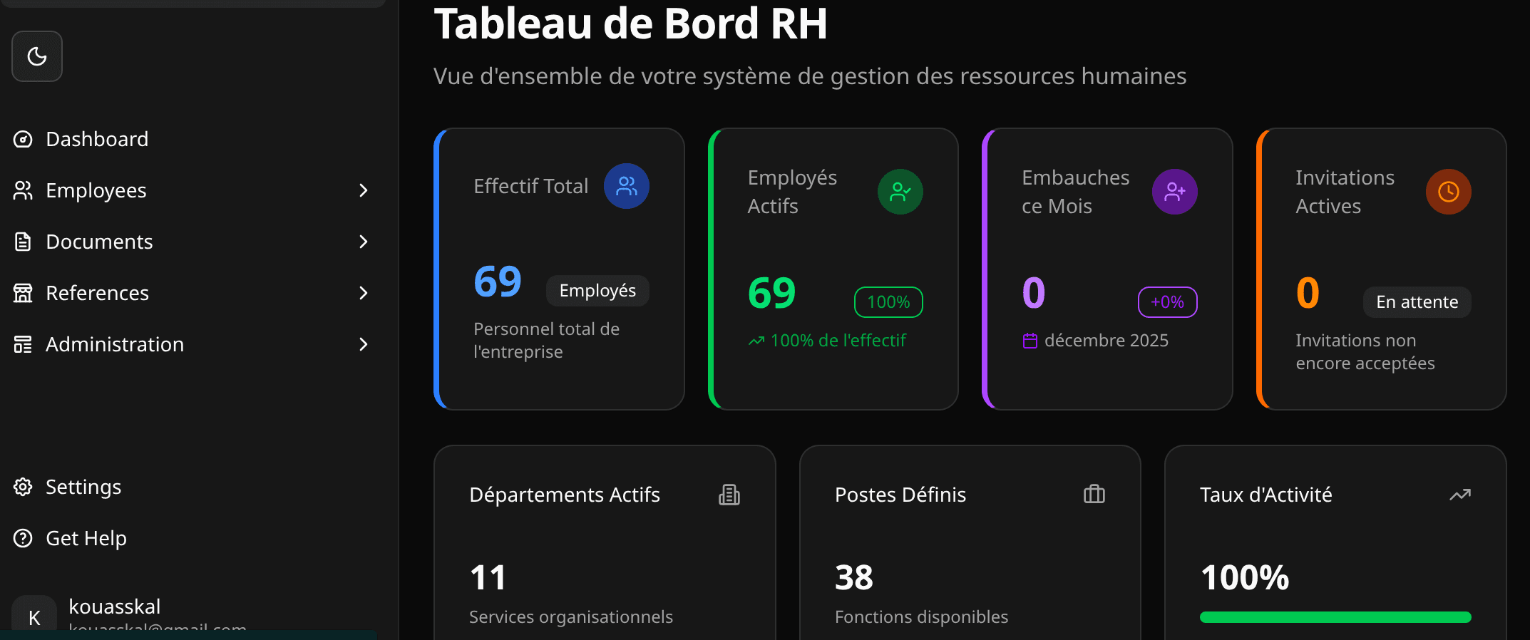 Plateforme RH Sur-Mesure - Capture 1